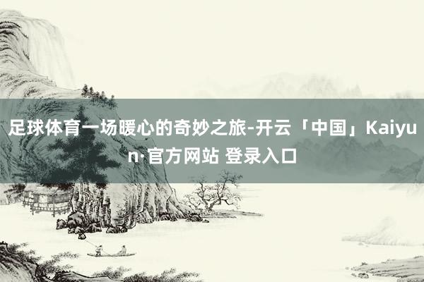 足球体育一场暖心的奇妙之旅-开云「中国」Kaiyun·官方网